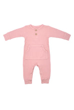 BABY RIBBED PLAYSUIT WITH POCKETS