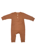 BABY RIBBED PLAYSUIT WITH POCKETS