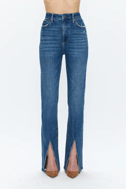 COLLEEN HIGH RISE SLIM- WILLOW