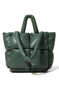 TOTE-ALLY TRENDY QUILTED PUFFER BAG