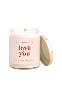 I LOVE YOU QUOTE CANDLE