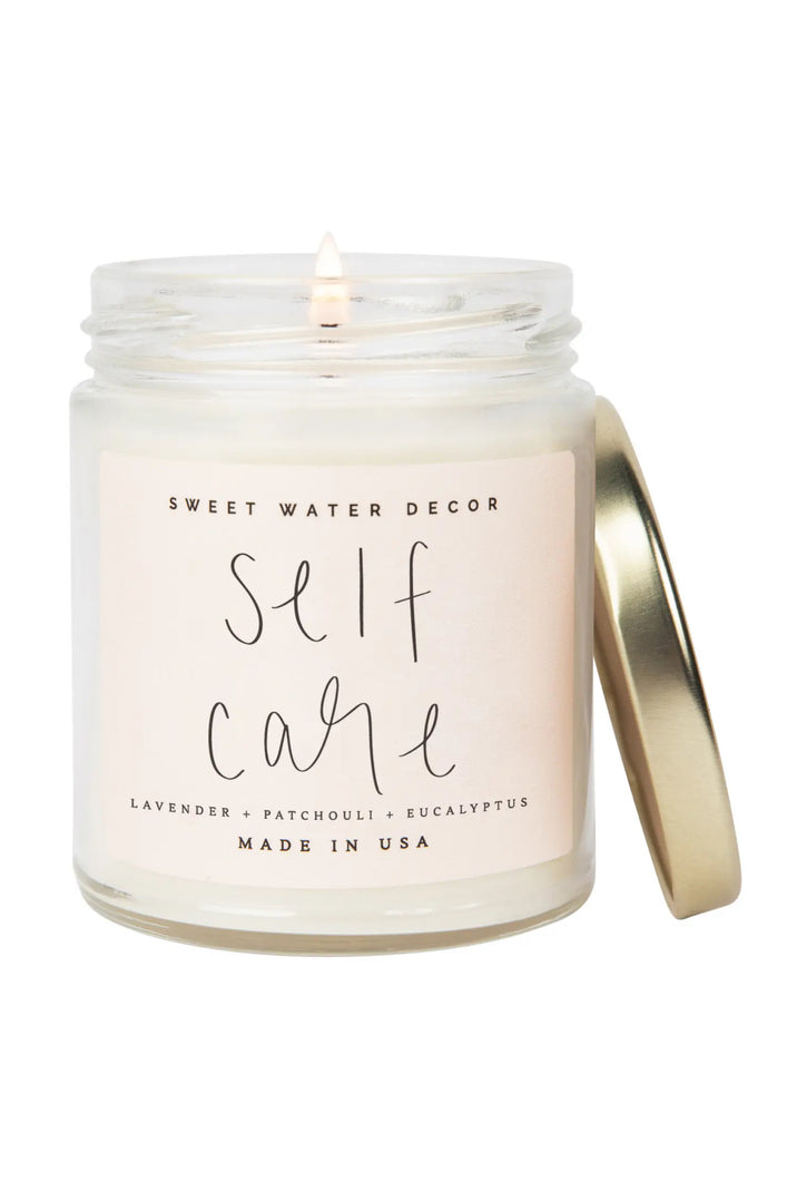 SELF CARE QUOTE CANDLE