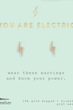 YOU ARE ELECTRIC EARRINGS