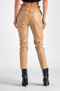 SANDY FUAX LEATHER PANT