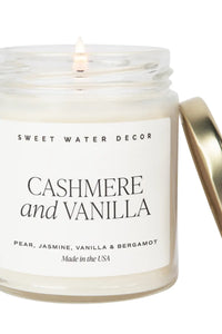 CASHMERE & VANILLA SOY CANDLE