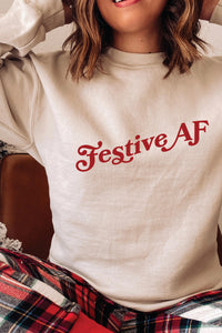 FESTIVE AF LONG SLEEVE TEE