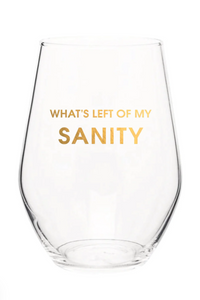 STEMLESS WINE GLASS