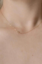 SIDE INITIAL NECKLACE.