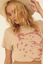 MINERAL WASHED LEOPARD GRAPHIC TEE