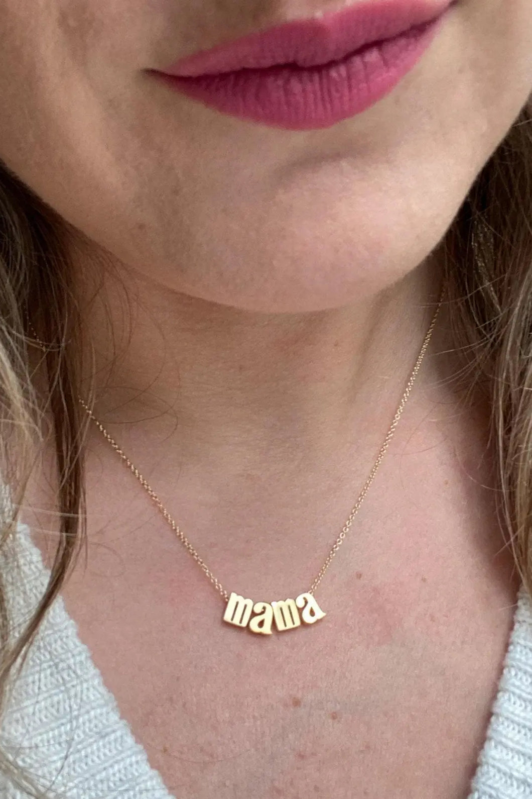 LOWERCASE MAMA NECKLACE