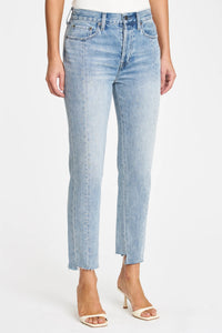 CHARLIE HIGH RISE RECONSTRUCTED STRAIGHT JEAN