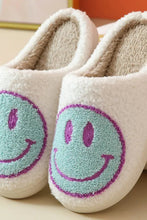 SMILEY FACE FLUFFY SLIPPERS