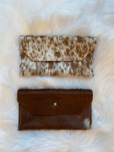 LEATHER PHONE CLUTCH