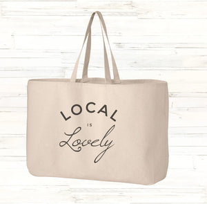 LOCAL IS LOVELY CANVAS TOTE