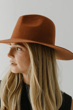 EMMA WIDE BRIM TERRACOTTA